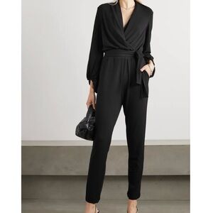 NWT By Malene Birger Black Jumpsuit Sz L Editha